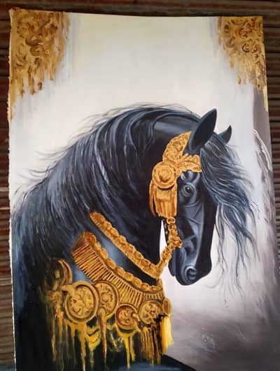 Handmade Painting on Canvas
