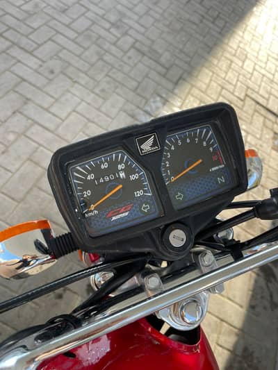 Honda CG 124 model 2024 registered 2025