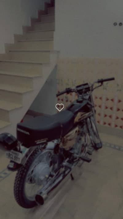 honda 125 black gold self start