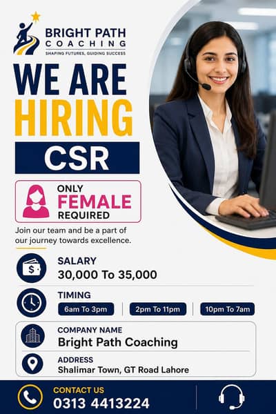 CSR Required | Call Center jobs | Female Jobs | Jobs