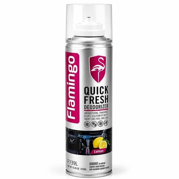 Flamingo Car A/C Quick Fresh Deodorizer (220ML) Avaible in 4 Frangences