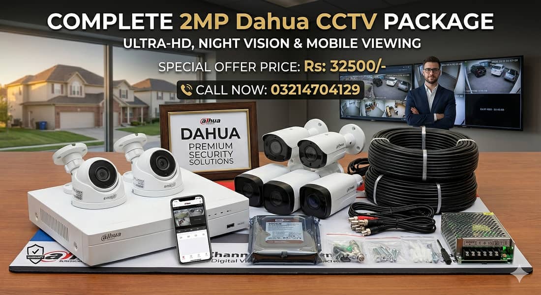 Dahua CCTV Camera Comlpete Package 3