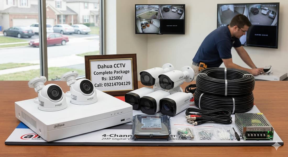 Dahua CCTV Camera Comlpete Package 4