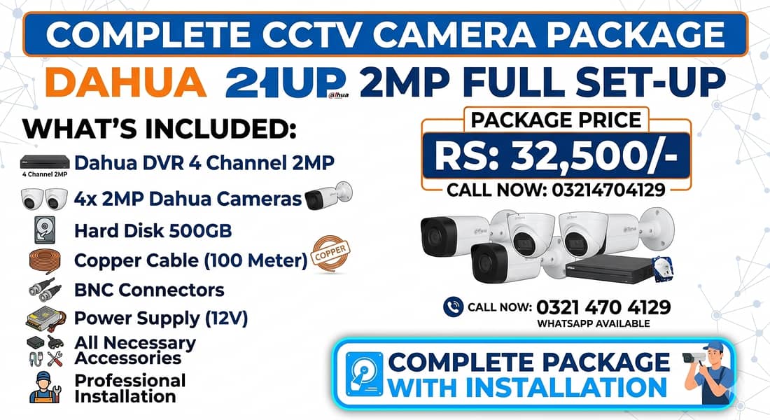Dahua CCTV Camera Comlpete Package 7