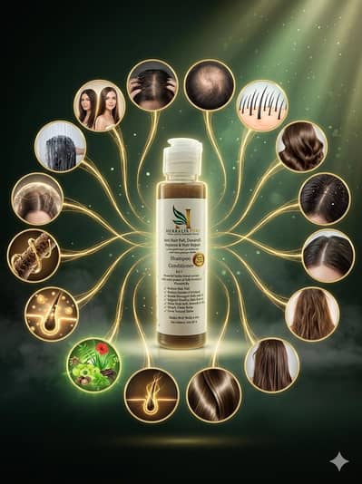 Herbal shampoo and conditioner