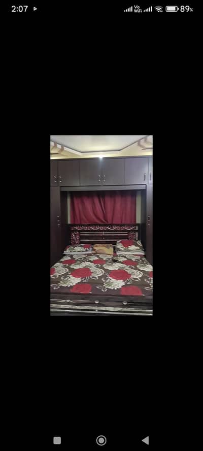 bed dresser cupboard and storage boxes