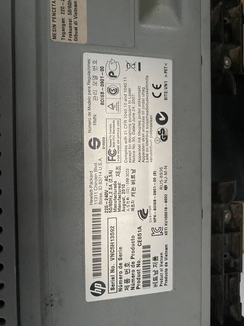 HP coloured printer 0