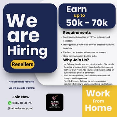 Work From Home Earn up to 50k - 70k