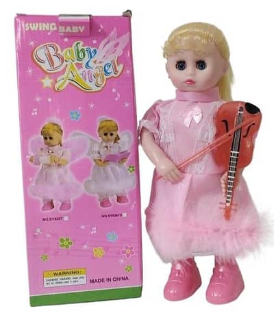 Cute Baby Angel Musical Doll with Violin - Kids Toy