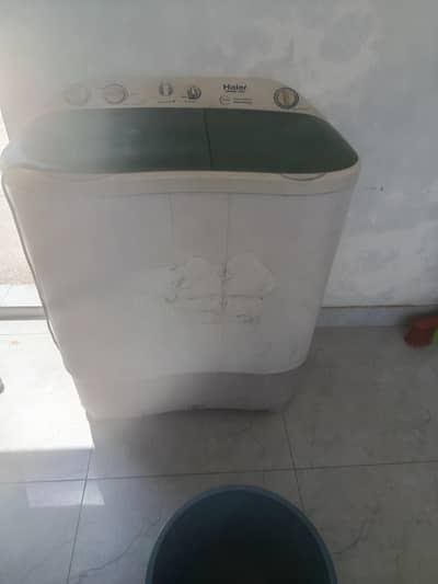 haier 8 kg semi automatic machine