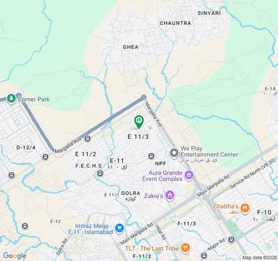 1 Kanal Open Lower Ground Portion for Rent E-11/3