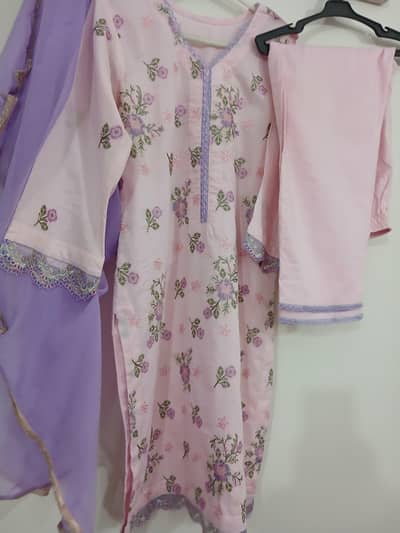 3pcs lawn suit