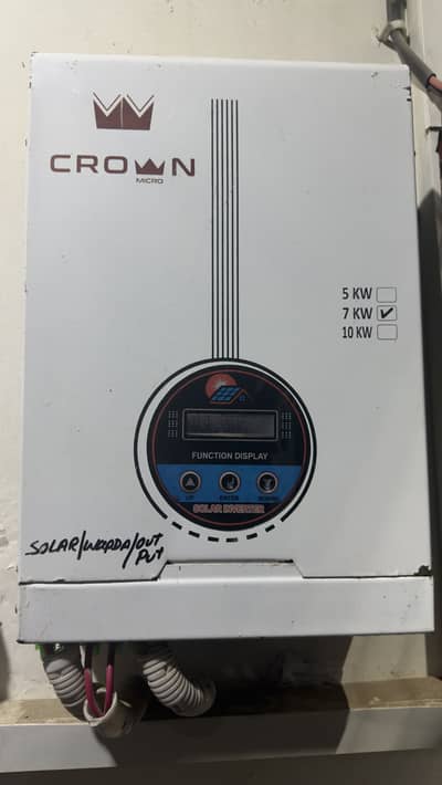 7 kw solar inverter for sale, not repaired at all, not a single fault
