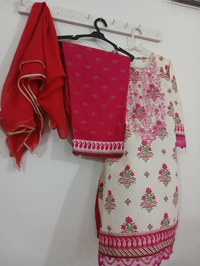 3pcs lawn suit