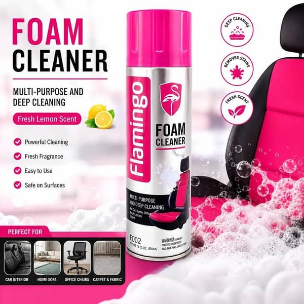 Flamingo Foam Cleaner For Cars