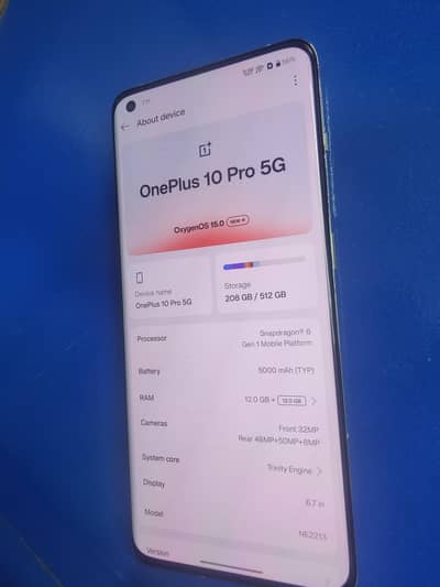One Plus 10 Pro 12/512
