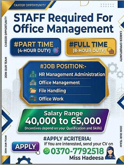Urgent hiring