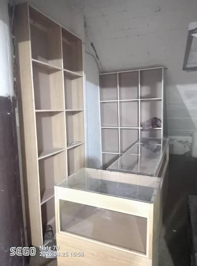 2 Wooden Shop Display Racks for Sale | 4x7 Feet | Like New Condition