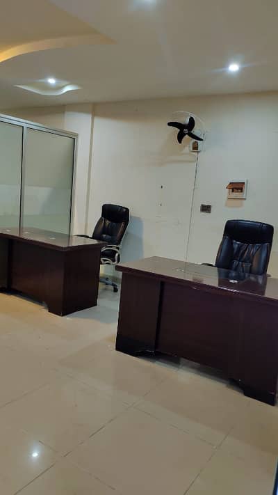 Beautiful Furnished Office Available For Rent In Bahria Town Phase 7