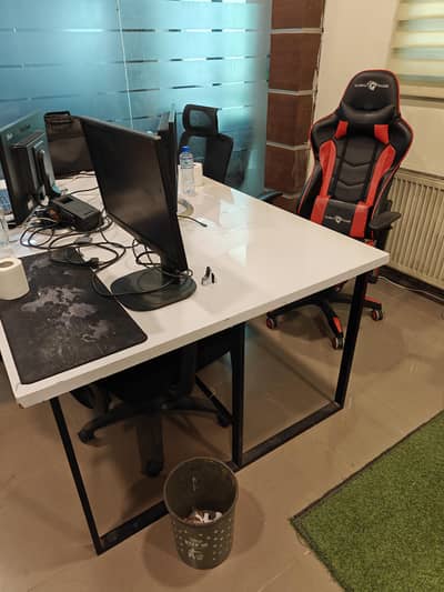 Office furniture and electronic setup for sale - Complete or Separate