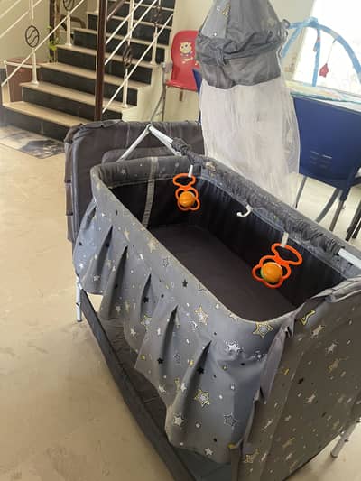 Baby Cot with Swing jhoola