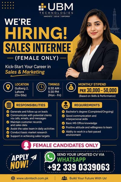sales and marketing interns