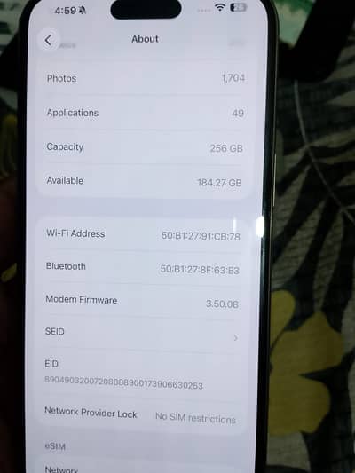 Apple iPhone 15 Pro Max 256Gb Factory Unlock