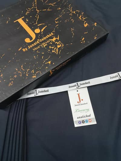 "J. Junaid Jamshed Men's Unstitched Wash & Wear Suit"