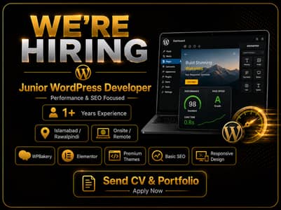 Junior WordPress Developer Required