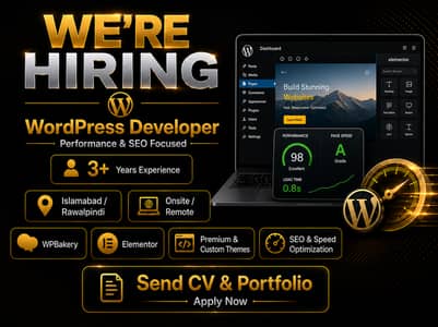 WordPress Developer Required | SEO & Speed Expert