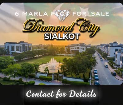 6 Marla Plot for Sale in Diamond City, Sialkot Immediate Possession