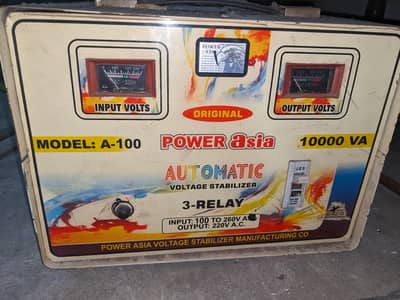 power Asia 10k watt stabilizer for sale