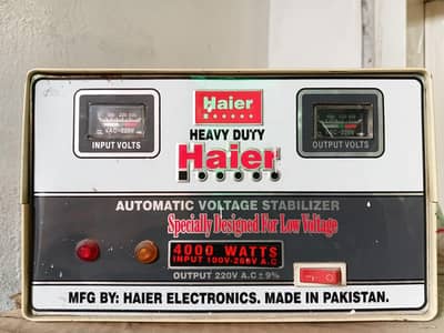 Haier 4000 watt stablizer pure copper