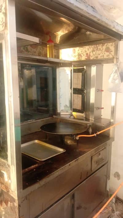 food stall with setup