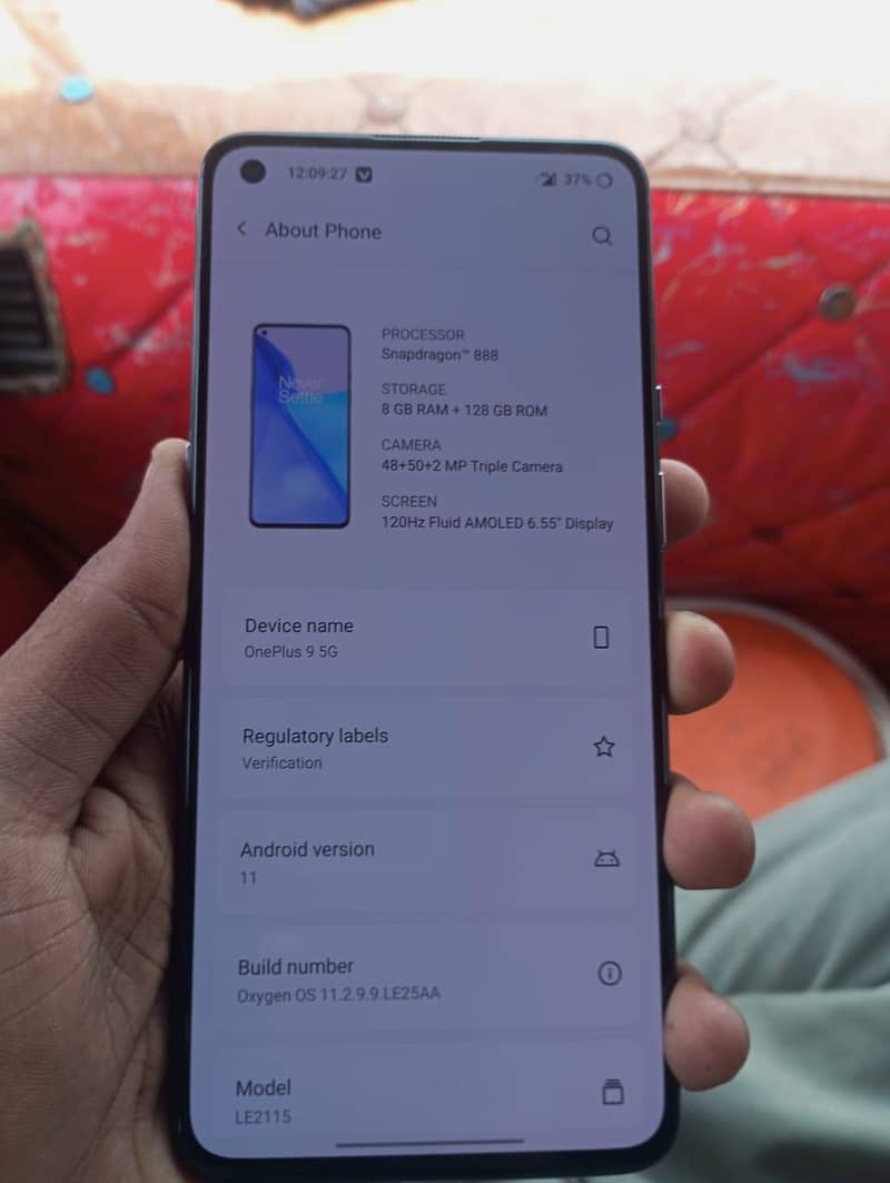One Plus 9 5g 3