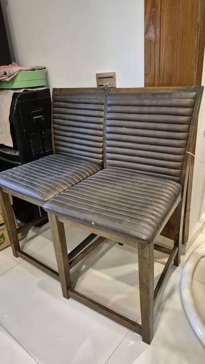 High quality imported 4 pieces chair and bench