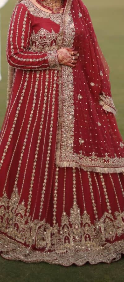 barat bridal dress