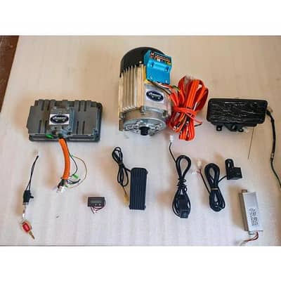 4KW  PMSM DC BRUSHLESS ELECTRIC CAR SIX PHASE MOTOR KIT