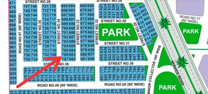 Second Corner 10 Marla Plot Available for Sale in DHA Sector F