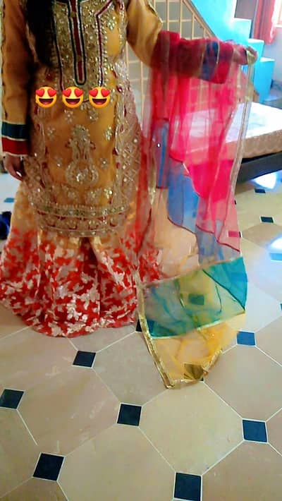 fancy mehndi dress