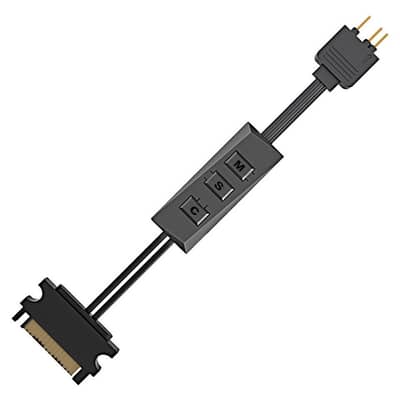 sata to 3 pin argb header