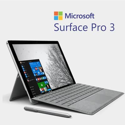 Microsoft Surface Pro 3 2-in-1 Laptop | 256GB SSD | 8GB RAM