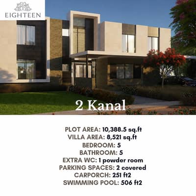  Premium 2-Kanal Villa Available in Eighteen, Islamabad