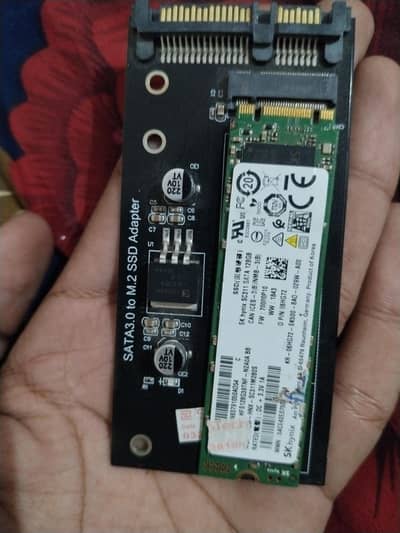 SSD 128gb + Adapter company brand 128 gb ssd 100% Performance