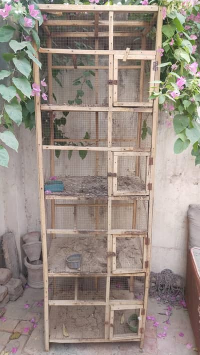 Wooden Bird Breeding Cage For Sale