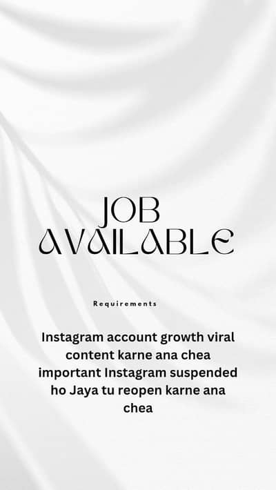Instagram expert need