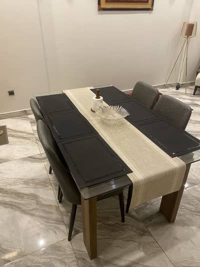 6 Seater - Aesthetic Dining Double Tray
