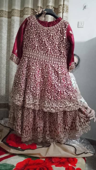 one time used lehnga new design