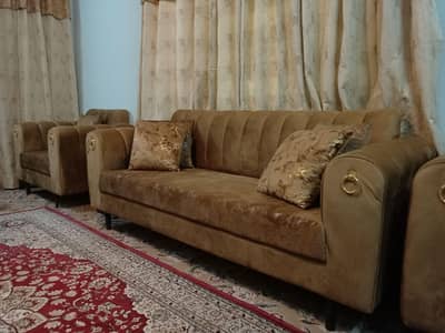 New 7 seater sofa set Molty foam with 8 cushions