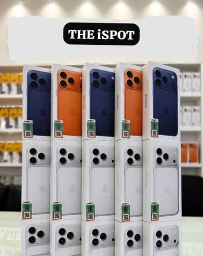 iPhone 17 Pro Max 256GB 512GB 1TB 2TB PTA Approved box Pack